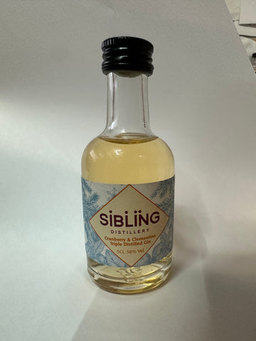 Sibling Winter Edition Cranberry & Clementine Gin 5cl Miniature