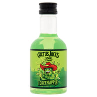 Cactus Jack's Wicked Green Apple Sour Schnapps 5cl Miniature