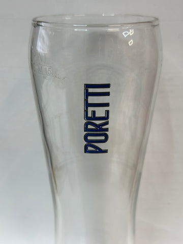 Poretti Toughned Pint Glass 1 pt