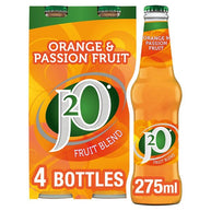 J2O Orange & Passion Fruit 4 x 275ml Bottles