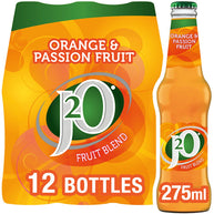J2O Orange & Passion Fruit 12 x 275ml Bottles