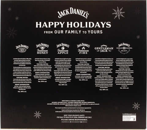 Jack Daniel's Holiday Countdown 24 Day Advent Calendar
