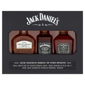 Jack Daniel's Family Whiskey 3x5cl Miniatures Gift Pack
