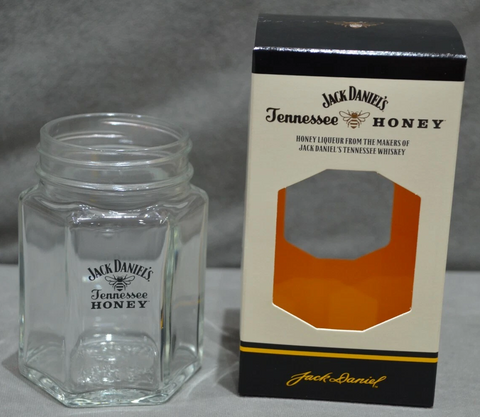 Jack Daniel's Tennessee Honey Mason Jar Glass In Gift Box