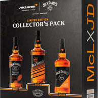 Jack Daniel’s x McLaren Limited Edition Collector Pack - 2023, 2024 & 2025 Bottles - Only 2,000 Available - Exclusive Premium Whiskey Gift Set - 3 × 70 cl