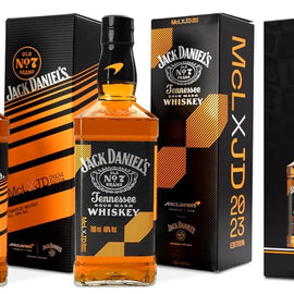 Jack Daniel’s x McLaren Limited Edition Collector Pack - 2023, 2024 & 2025 Bottles - Only 2,000 Available - Exclusive Premium Whiskey Gift Set - 3 × 70 cl