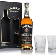 Jameson Black Barrel Irish Whiskey & Glasses Gift Set