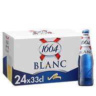 Kronenbourg 1664 Blanc Premium Lager Beer 24x330ml