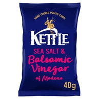 Kettle Chips Sea Salt & Balsamic Vinegar of Modena 18 x 40g