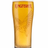 Kingfisher Etched Lager Pint Glass