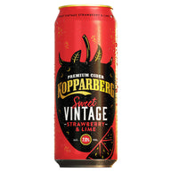 Kopparberg Sweet Vintage Strawberry & Lime Cider 8 x 500ml Cans