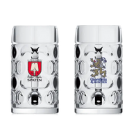 Lowenbrau & Spaten Stein 1L Glass Set