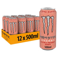 Monster Energy Peachy Keen 12 x 500ml PM £1.55 - Dated 28.12.25