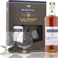Martell VS Cognac Glass Pack 40% 70cl