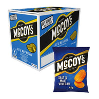 McCoy's Salt & Malt Vinegar Grab Bag Crisps 26 x 45g Box