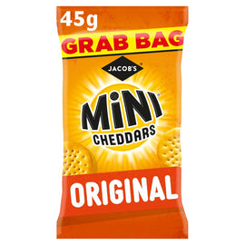 Jacob's Mini Cheddars Original Cheese Snacks Grab Bag 30x45g