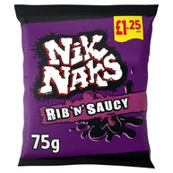 Nik Naks Rib 'N' Saucy Crisps 20 x 75g, £1.25 PMP