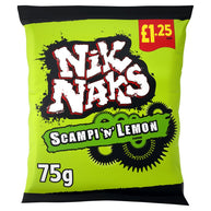 Nik Naks Scampi 'N' Lemon Crisps 20 x 75g, £1.25 PMP