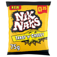Nik Naks Tangy 'N' Cheesy Crisps 20 x 75g, £1.35 PMP