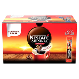 NESCAFE Original Instant Coffee Sachets - 200 x 1.8g Sticks