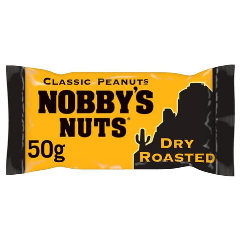 Nobbys Dry Roasted Nuts Carded 24X50G - Pub Card