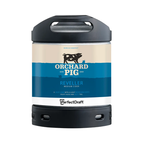 Orchard Pig Reveller Medium Dry Cider 6L Perfectdraft Keg