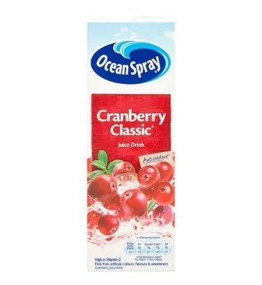 Ocean Spray Cranberry Classic Juice Drink  12x1L