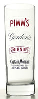Multibranded Pimm's, Smirnoff, Gordon's, Captain Morgan's Spiced Highball Glass
