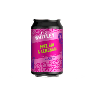 J.J Whitley Pink Gin & Lemonade Pre-Mixed Cans 12 x 330ml