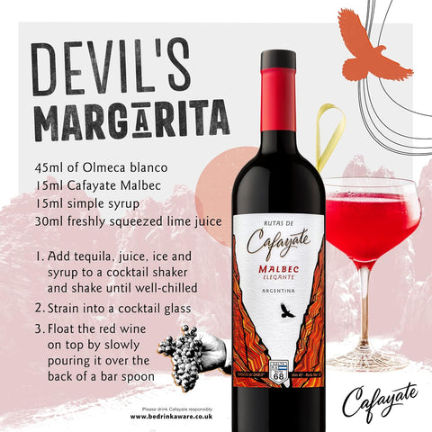 Cafayate Rutas de Malbec Red Wine 75cl
