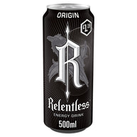 Relentless Origin Energy Drink 12 x 500ml PMP £1.19