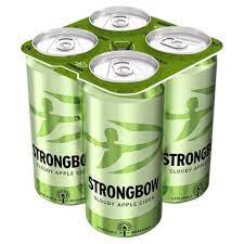 Strongbow Cloudy Apple Cider Cans 24x440ml