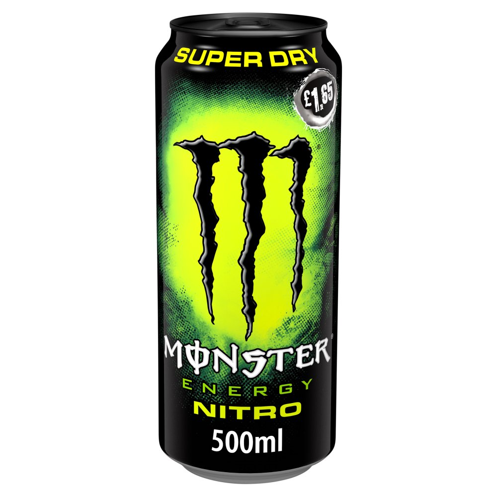 Monster Nitro Super Dry Energy Drink 12 x 500ml PM