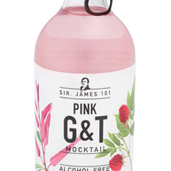 Sir. James 101 Pink G&T Alcohol Free 12 x 250ml Bottles - Dated Nov 24