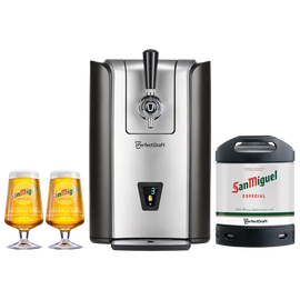 PerfectDraft Pro San Miguel Beer Pump Dispenser Starter Bundle