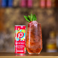 J2O Strawberry & Orange Blossom Mojito Mocktail 250ml Can