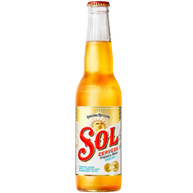 Sol Original Lager Beer 12x330ml Bottles 3.4% ABV