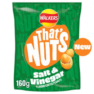 That’s Nuts Walkers Salt & Vinegar Sharing Coated Peanuts 8 x 160g