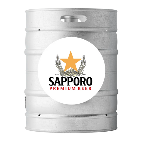 Sapporo Keg - 50Lt / 11 Gall / 88 Pints