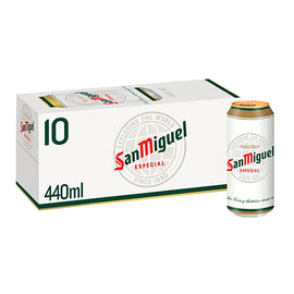 San Miguel Premium Lager Beer Cans 10x440ml