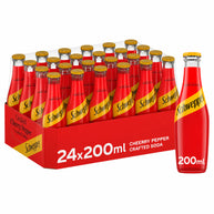 Schweppes Cherry Pepper Crafted Soda 24 x 200ml Glass Bottles