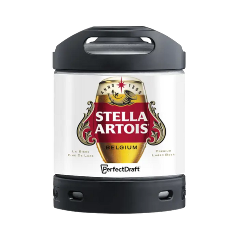 Stella Artois Perfect Serve Keg Pack 3 Kegs x 6lt
