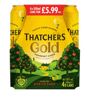 Thatchers Gold Somerset Cider  Cans 24x500ml