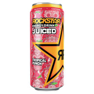 Rockstar Juiced Tropical Punch Can 12 x 500ml Cans PMP