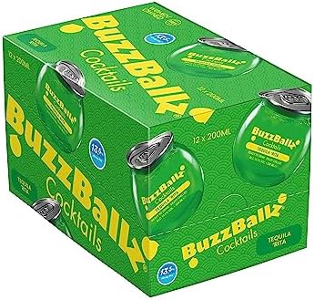 BuzzBallz Tequila Rita Cocktail 12 x 20cl