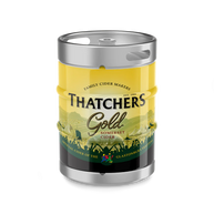 Thatcher's Gold Cider Keg - 50L (88 Pints)