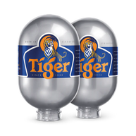 Tiger Lager Beer Bundle - 2x 8L BLADE Kegs