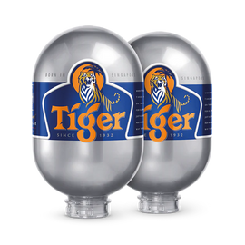 Tiger Lager Beer Bundle - 2x 8L BLADE Kegs