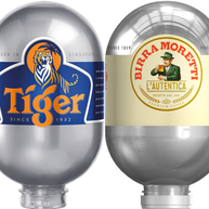 Tiger & Birra Moretti 2 Blade Keg Bundle 2 x 8lt