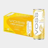 VOSS Lemon Cucumber Flavoured Sparkling Water 10x 330ml Cans